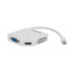 ADAPTADOR DP MINI/HDMI-DVI-VGA UHD 207362 4K/60HZ BLANCO BLISTER
