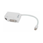 ADAPTADOR DP MINI/HDMI-DVI-VGA UHD 207362 4K/60HZ BLANCO BLISTER - Imagen 2