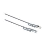 CABLE USB 390606 DE CARGA Y SINCRONIZACIÓN 4 EN 1 USB-A/USB-C/ MICRO-USB/ 1M GRIS 480 MBPS - Imagen 2