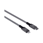 CABO USB-C/LIGHTNING M/M 1.8 MT 394307 P/ IPHONE CINZA