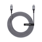 CABO USB-C/LIGHTNING M/M 1.8 MT 394307 P/ IPHONE CINZA - Imagen 3
