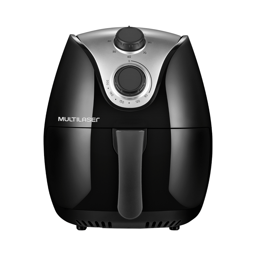 fastrax_77040_693058e2e0527.jpg FREIDORA SIN ACEITE MULTILASER CE022 4L 1500W 220V NEGRO - Imagen 1