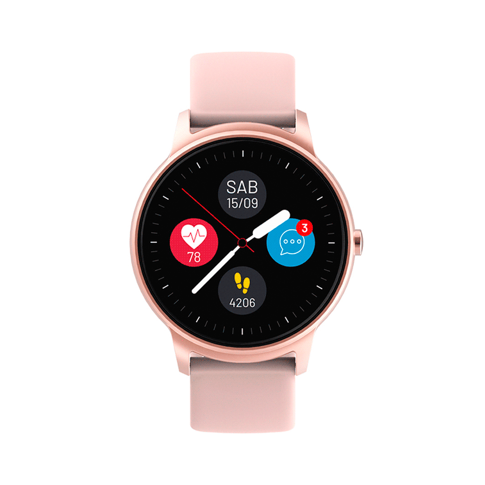 fastrax_77293_693059624ba56.jpg SMARTWATCH MULTILASER ES351 VIENA ROSE ANDROID/IOS/BT/HORA/LECTOR MSM - Imagen 1