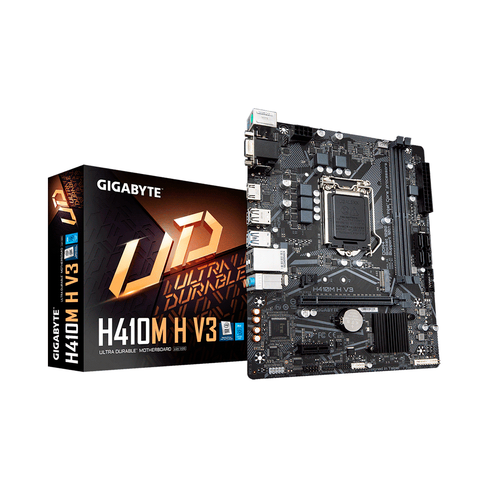 fastrax_77811_69305a155e2ee.jpg PLACA MADRE GIGABYTE 1200 H410M H V3 V/S/R/HDMI/M2/DD4/USB3.2/MATX - Imagen 1