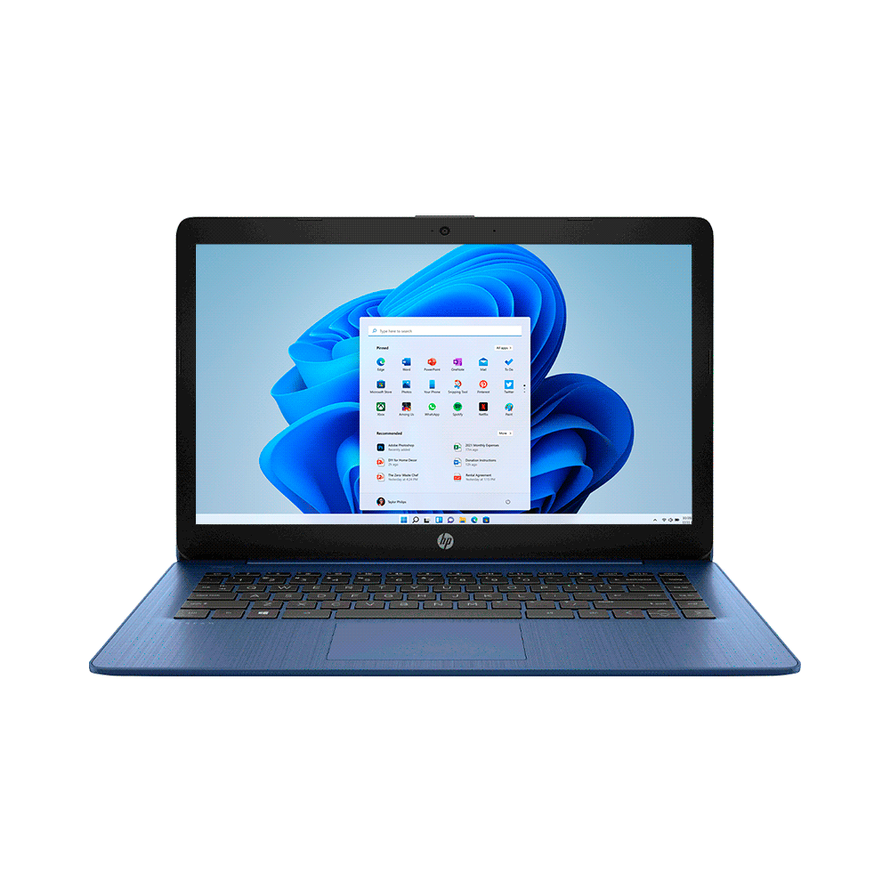 fastrax_78559_69305b0f15c1a.jpg NOTEBOOK HP STREAM 14-AX100LA CELERON 1.1/4G/64GEMMC/W11H/14"HD/AZUL - Imagen 1