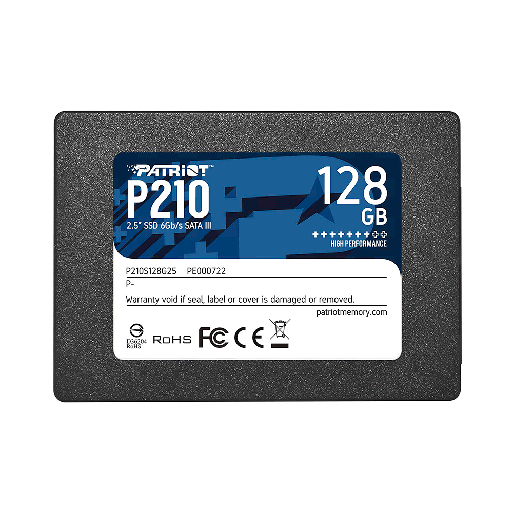 fastrax_78986_69305bae5f56a.jpg SSD SATA3 128GB PATRIOT P210 P210S128G25 500/400 - Imagen 1