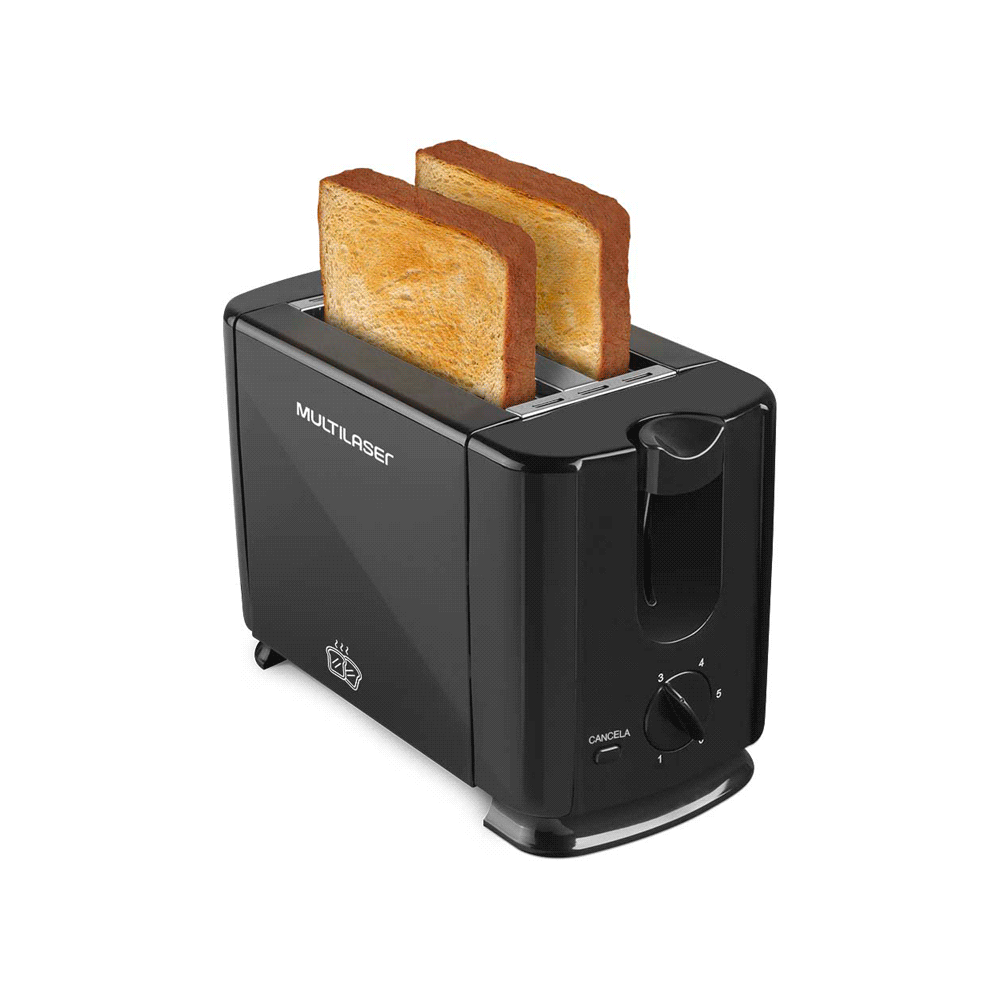 fastrax_79044_69305bbdaad12.jpg TOSTADORA 2 PANES MULTILASER CE093 700W 220V NEGRO - Imagen 1