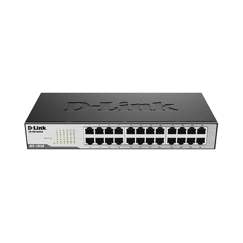 fastrax_80620_69305cb8257d2.jpg NETWORKING SWITCH 24P D-LINK DES-1024D MBPS 10/100 NO ADMINISTRABLE - Imagen 1