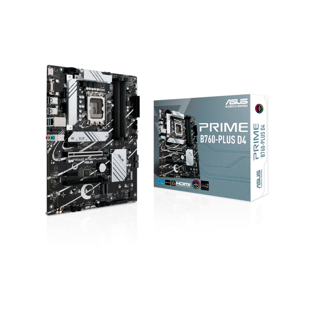 fastrax_89005_693064b857c7b.jpg PLACA MADRE ASUS 1700 B760-PLUS D4 PRIME V/S/R/HDMI/DP/3M2/USB3.2/ATX/AURA - Imagen 1