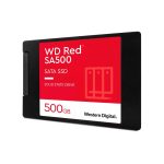 SSD SATA3 500GB WESTERN DIGITAL SA500 NAS WDS500G1R0A RED 560/530 - Imagen 2