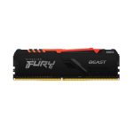 MEMORIA RAM DDR4 16GB 3733 KINGSTON FURY BEAST BK KF437C19BB1A/16 RGB XMP