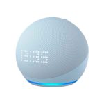 AMAZON ECHO DOT ALEXA 5TA GEN C/RELOJ BT/WIFI CELESTE 557885