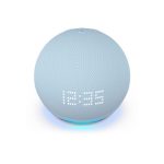 AMAZON ECHO DOT ALEXA 5TA GEN C/RELOJ BT/WIFI CELESTE 557885 - Imagen 2
