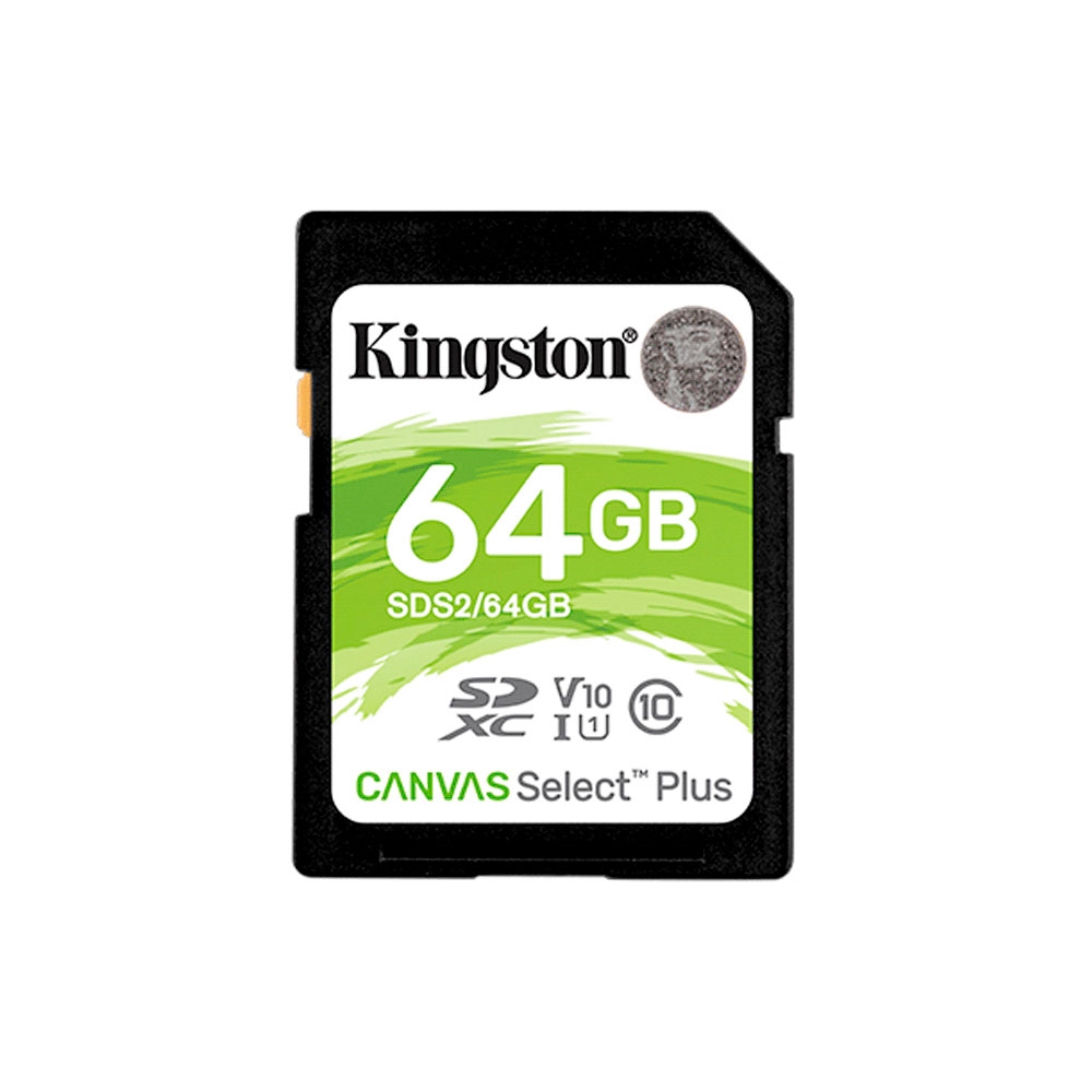 fastrax_93859_69306a57abafd.jpg MEMORIA SD KINGSTON 64GB CANVAS SELECT PLUS SDXC CLASS 10 SDS2/64GB 100/ - Imagen 1