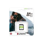 MEMORIA SD KINGSTON 64GB CANVAS SELECT PLUS SDXC CLASS 10 SDS2/64GB 100/ - Imagen 3