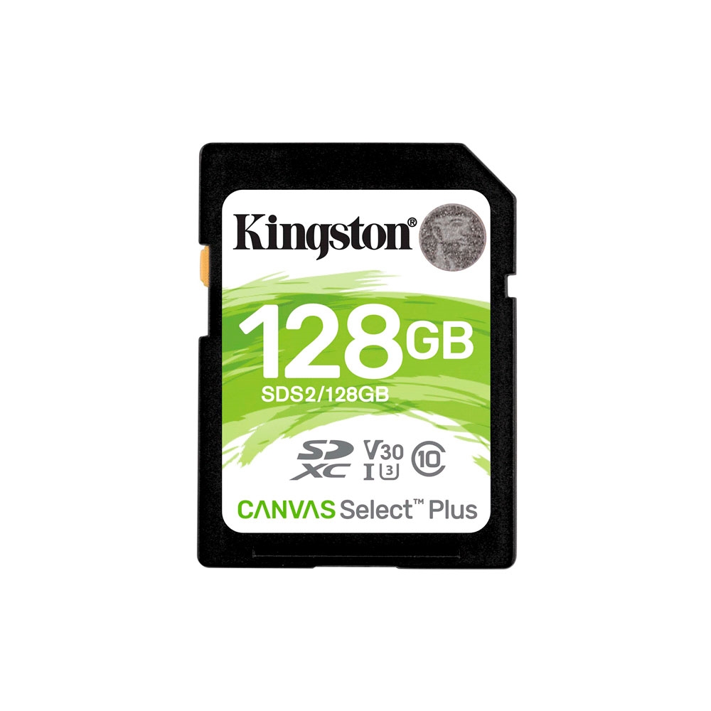 fastrax_93866_69306a5ff2f7a.jpg MEMORIA SD KINGSTON 128GB CANVAS SELECT PLUS SDXC CLASS 10 SDS2/128GB 100/85 - Imagen 1
