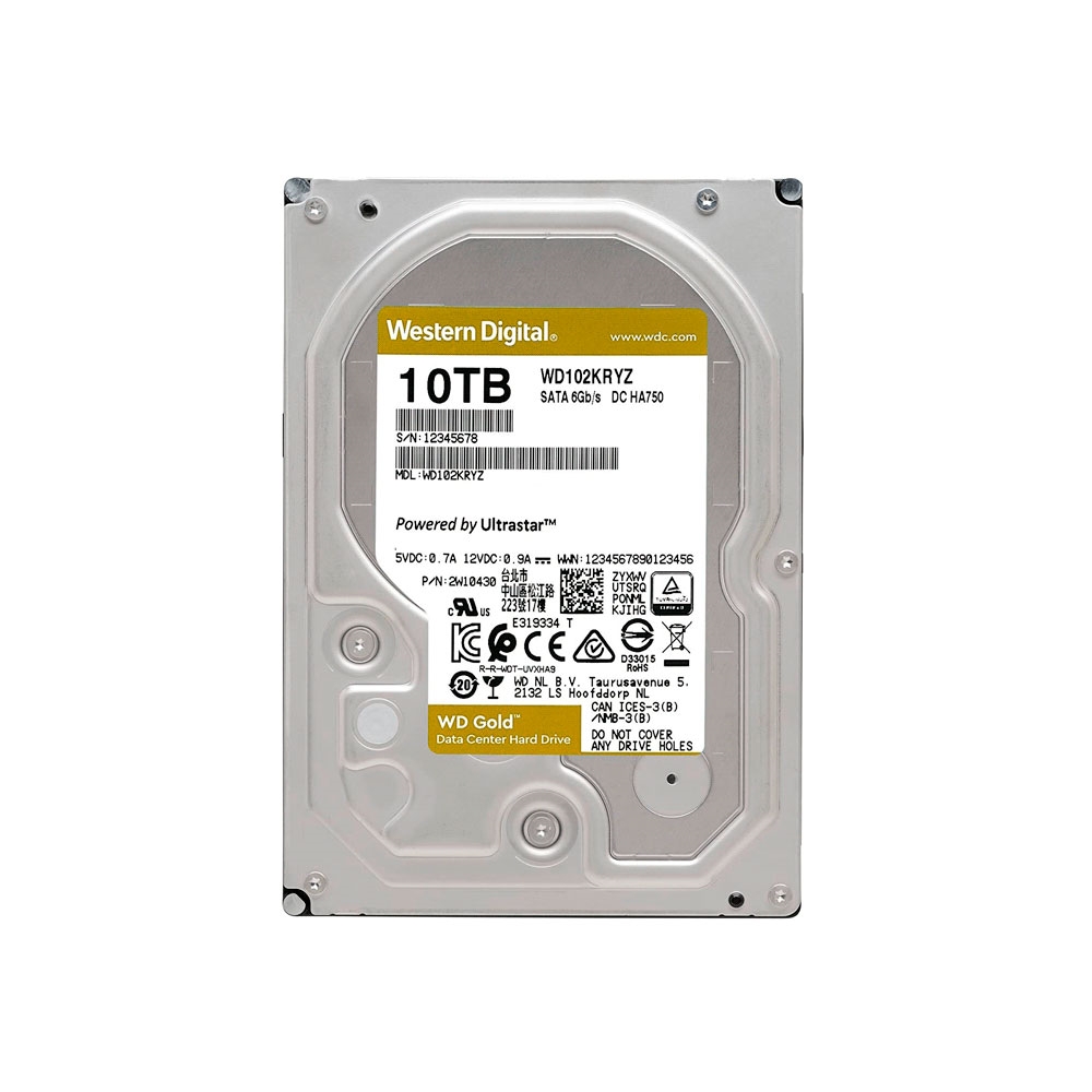 fastrax_93965_69306a8be0ec9.jpg DISCO DURO SATA3 10TB WESTERN DIGITAL GOLD NAS ENTERPRISE 7200RPM 256MB WD102KRYZ - Imagen 1