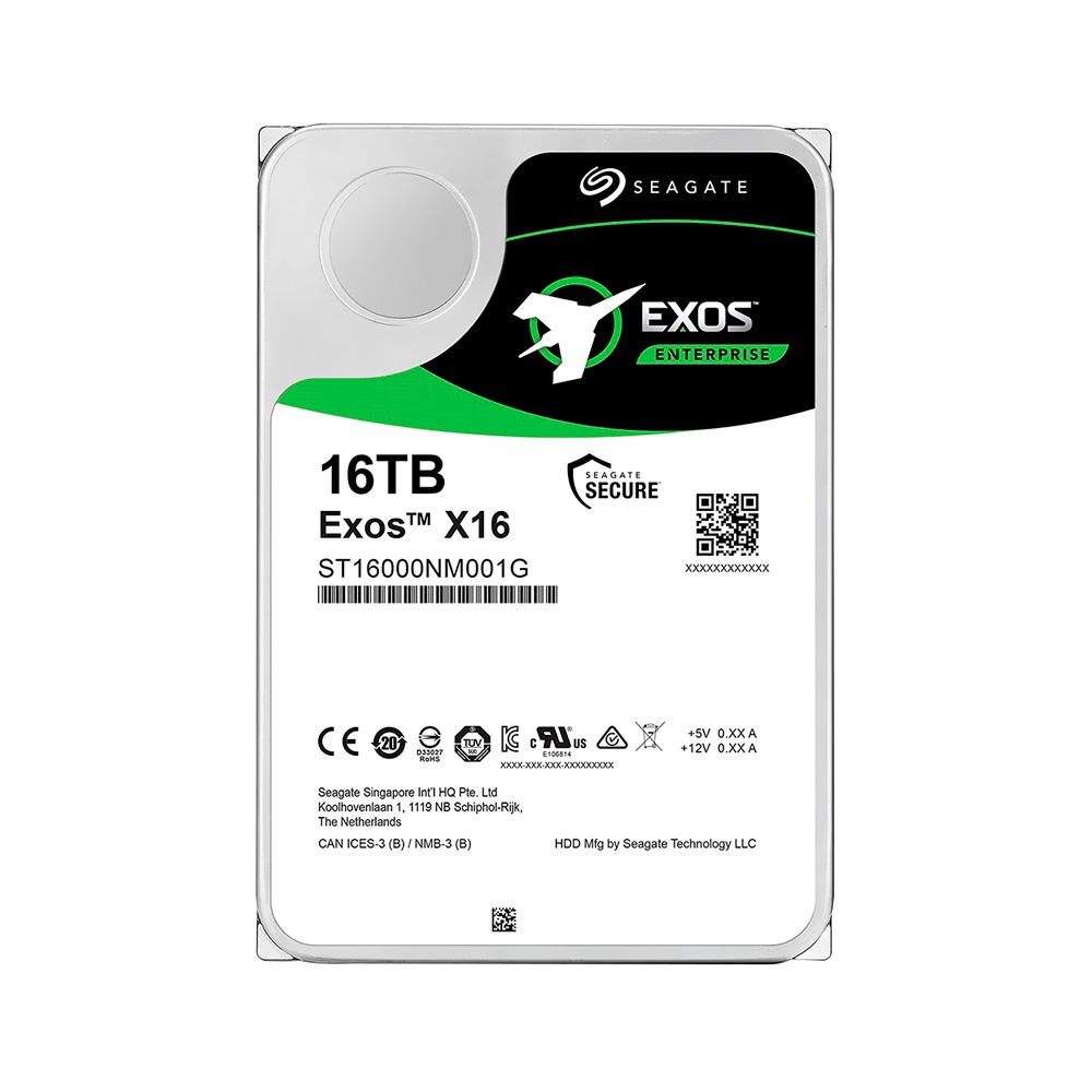 fastrax_94962_69306bebc4222.jpg DISCO DURO SATA3 16TB SEAGATE EXOS X16 7200 256MB ST16000NM001G - Imagen 1