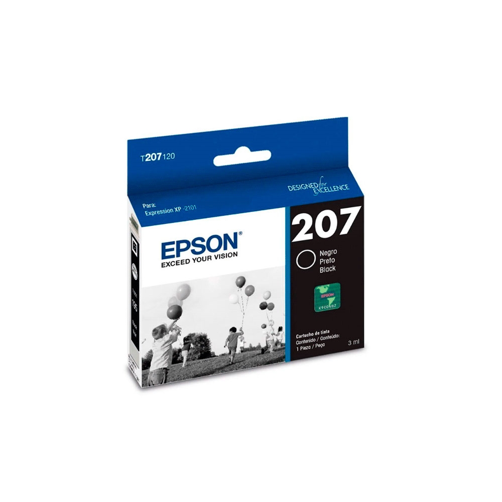 fastrax_96317_69306de765410.jpg TINTA EPSON T207120-AL NEGRO P/XP-2101 5ML - Imagen 1
