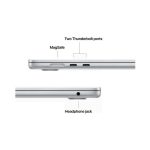 APPLE MACBOOK AIR 15" SILVER M2-8C/8/256/MACOS/15" FHD IPS/ MQKR3LLA - Imagen 4
