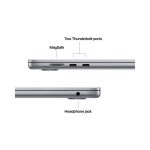 APPLE MACBOOK AIR 15" SPACE GRAY M2-8C/8/512/MACOS/15" FHD IPS/ MQKQ3LLA - Imagen 4