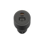 CARGADOR PARA AUTO XIAOMI USB-A/USB-C 67W BHR6814GL NEGRO - Imagen 2
