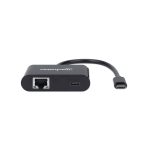 ADAPTADOR USB-C/RJ45 MANHATTAN /1GBPS/60W NEGRO 153454 - Imagen 2