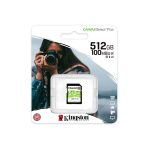 MEMORIA SD KINGSTON 512GB CANVAS SELECT PLUS SDXC CLASS 10 SDS2/512GB 100/85 - Imagen 3