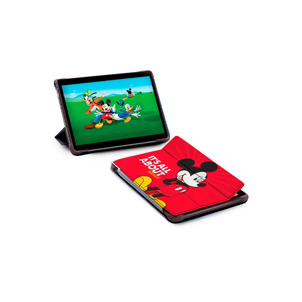 fastrax_104487_69602f1527bc7.jpg TABLET KID ANDROID MULTILASER NB618 QC/64GB/4G/9"/WIFI/ROJO MICKEY - Imagen 1