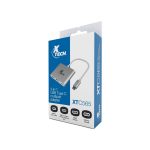 ADAPTADOR USB-C/HDMI/USBA/USBC XTECH XTC-565 5GBPS/4K/PLATA - Imagen 2