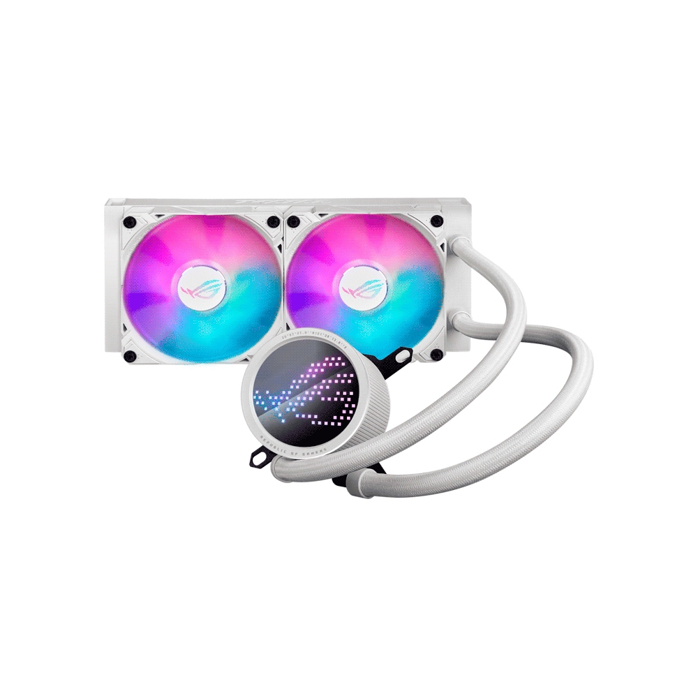 fastrax_112253_696c7c0fe9972.jpg COOLER P/CPU ASUS ROG RYUO III 240 ARGB BLANCO LIQUID/ WATER - Imagen 1