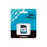MEM SD KINGSTON  64GB SDG4/64GB 200/100 CANVAS GO PLUS CLASS 10 - Imagen 3