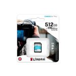 MEM/SD KINGSTON 512GB SDG3/512GB 170/90 CANVAS GO PLUS - Imagen 3