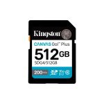 MEM SD KINGSTON 512GB SDG4/512GB 200/160 CANVAS GO PLUS