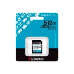 MEM SD KINGSTON 512GB SDG4/512GB 200/160 CANVAS GO PLUS - Imagen 3