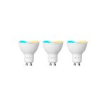 FOCO IOT NEXXT KIT DE 3 BLANCO CALIDA/FRIA 110V 4W MR16 GU10 NHB-W310