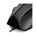 MOUSE ERGONOMICO USB KLIP KMO-506 KROWN 1600DPI/6 BOT/DIESTRO/NEGRO - Imagen 4
