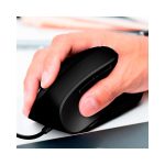 MOUSE ERGONOMICO USB KLIP KMO-506 KROWN 1600DPI/6 BOT/DIESTRO/NEGRO - Imagen 5