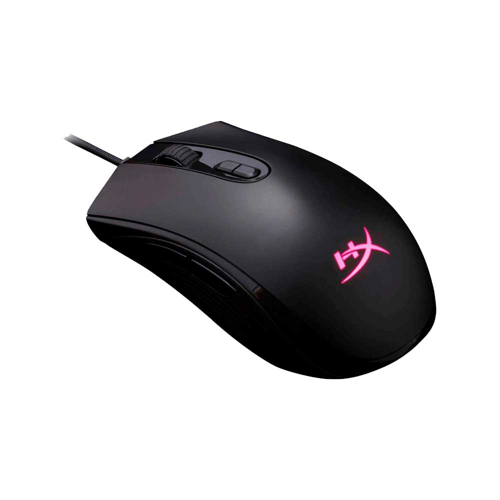 fastrax_70454_6978cafd59bcf.jpg MOUSE GAMER USB HX-MC004B HYPERX PULSEFIRE CORE 6200DPI/ 7 BOT/ RGB/ NEGRO - Imagen 1