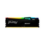 MEMORIA RAM DDR5 8GB 5200 KINGSTON FURY BEAST BK KF552C40BBA-8 RGB XMP