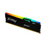 MEMORIA RAM DDR5 8GB 5200 KINGSTON FURY BEAST BK KF552C40BBA-8 RGB XMP - Imagen 2