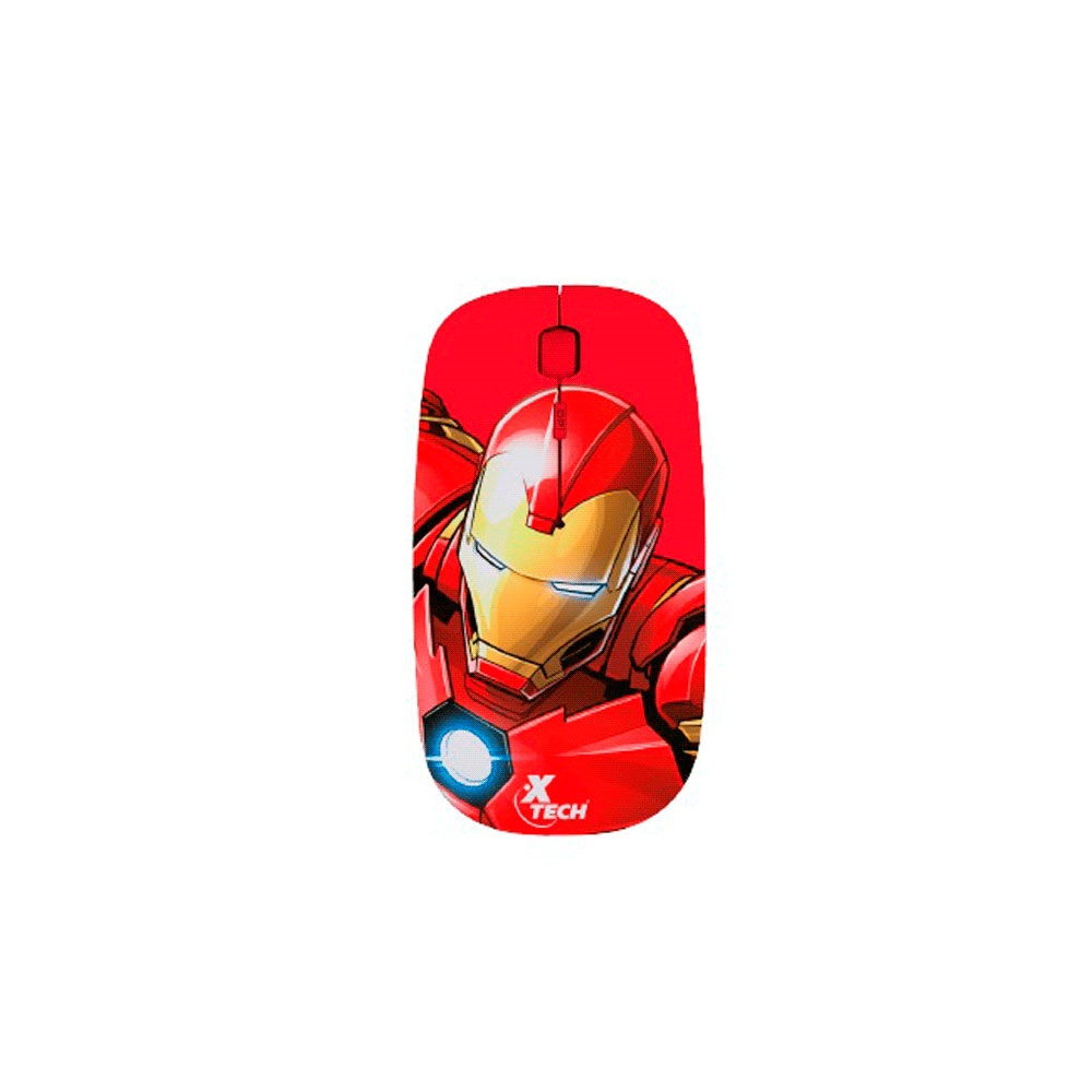 fastrax_94085_6961647e0089d.jpg MOUSE XTECH WIRELESS XTM-M340IM IRON MAN XTECH 1600DPI/4 BOT/ROJO - Imagen 1