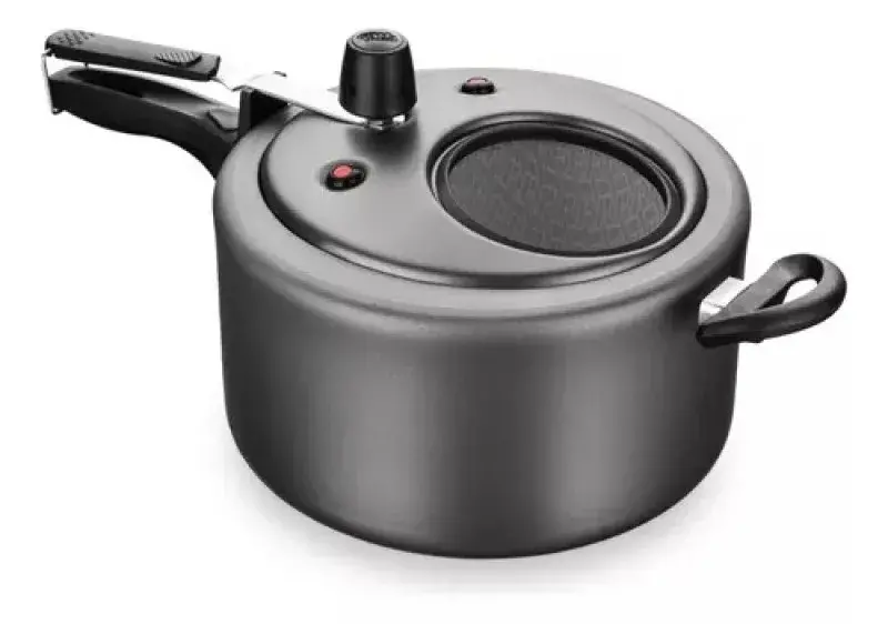 O Olla a Presión 6.00 LT con visor con antiadherente MTA - Imagen 1