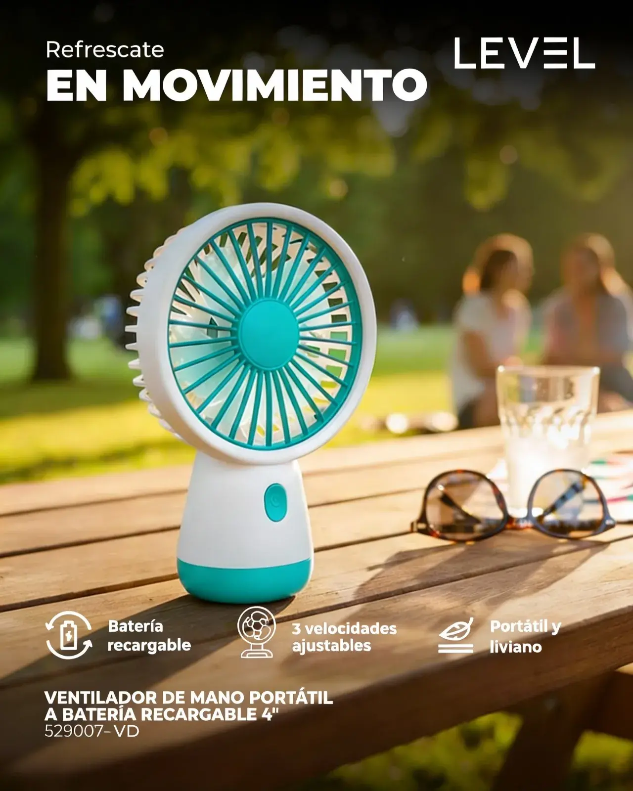 WhatsApp Image 2026-02-18 at 16.22.46 VENTILADOR DE MANO A BATERIA RECARGABLE 4" - Imagen 1