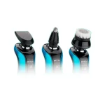 AFEITADORA INALAMBRICA 12 EN 1 FTX IPX6/RECARGABLE NEGRO Y AZUL ESH-300 - Imagen 2
