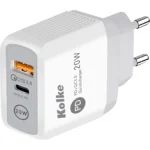 CARGADOR KOLKE CARGA RAPIDA 20W KCR-2576
