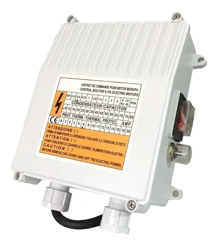IMAGEN1-766 TABLERO PARA/MOTOBOMBA 220V MONOFASICO 4 HP RESA - Imagen 1
