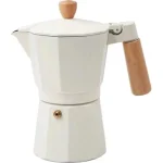 CAFETERA ITALIANA ALUMINIO 300ML 6T CREMA M/MAD VARENNA