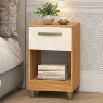 MESITA LUZ LILI CAJA 2 UNIDAD CINAMOMO/OFF WHITE - Imagen 2