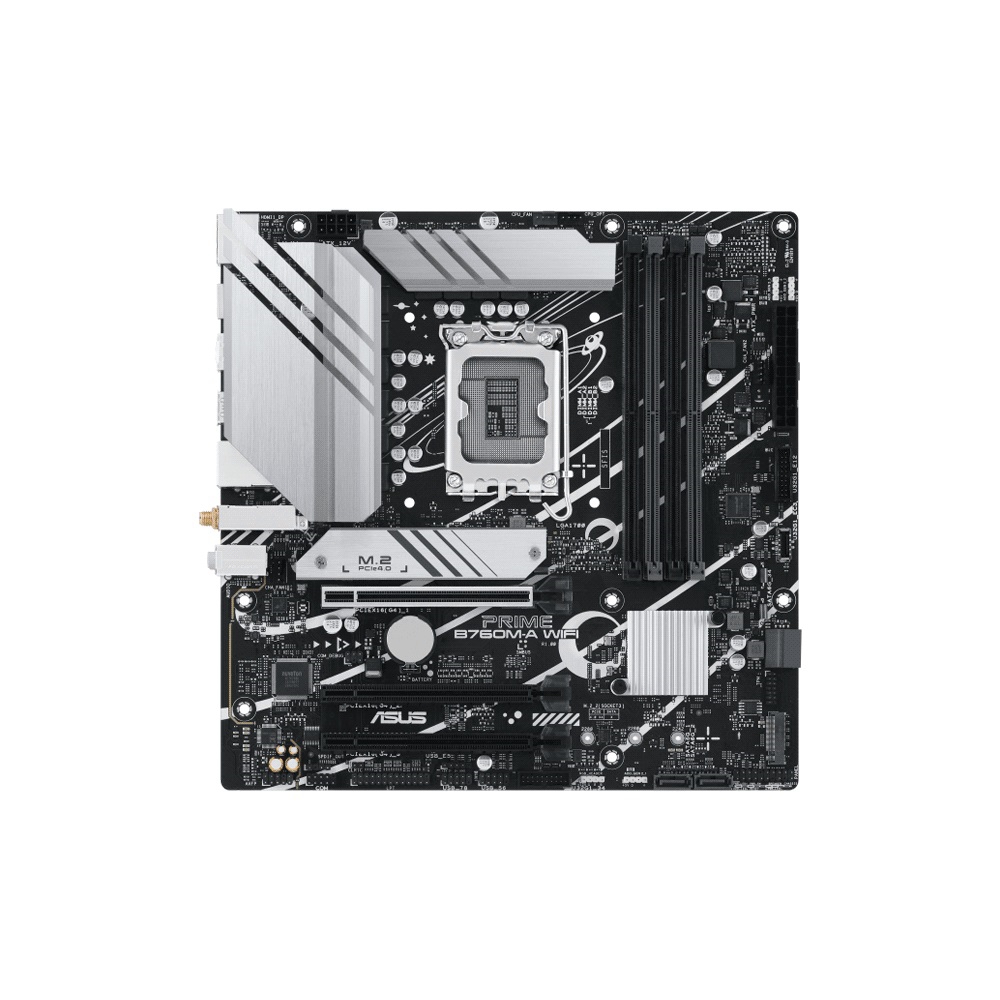 fastrax_101707_69ecdc3278dba.jpg PLACA MADRE ASUS 1700 PRIME B760M-A WIFI DDR5 S/R/HDMI/DP/2M2/USB3.2/MATX - Imagen 1